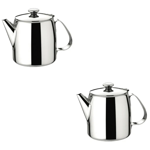 2 PCS Boil Water Kettle Stainless Steel Coffee Pot Metal Teapot Household