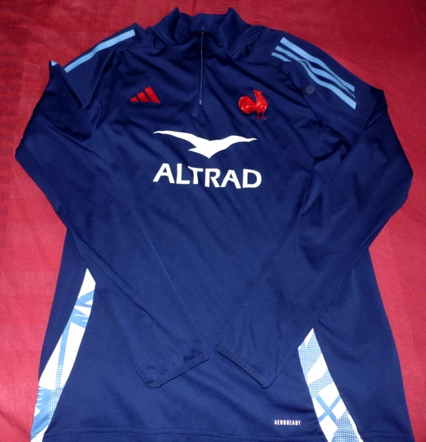 Maillot D'entrainement XV De France Adidas 2014/2015 - Porté - Taille M (4)