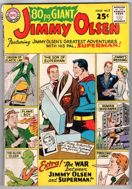 80 Page Giant #2 Featuring Jimmy Olsen, Very Good Condition