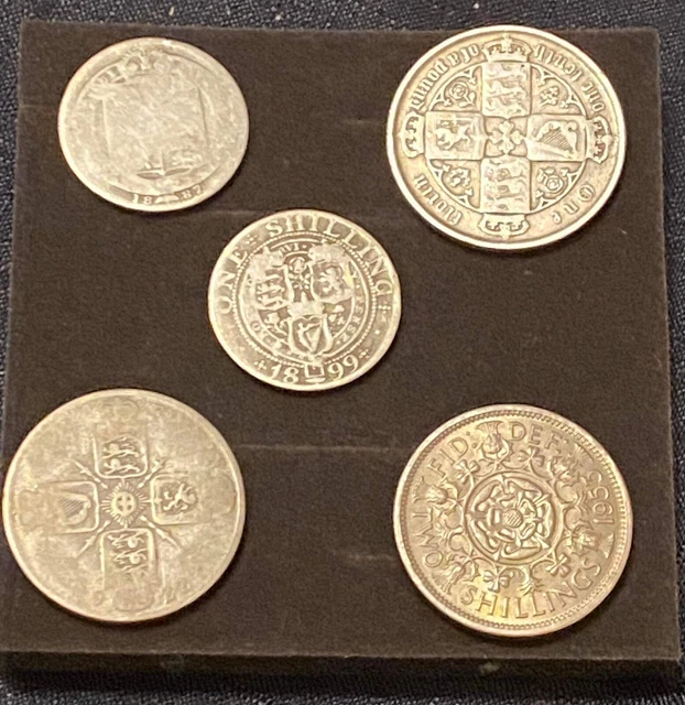 antique solid silver coins