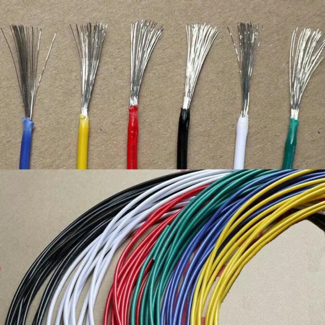 8AWG-16AWG UL1015 Stranded Cable Tinned Copper Wire PVC Electronic Lead 11 Color