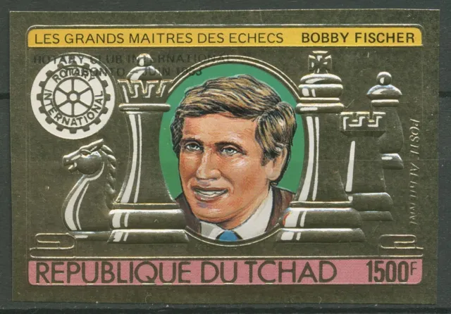 Tschad 1983 Rotary Schachgroßmeister B. Fischer 1029 a B postfrisch