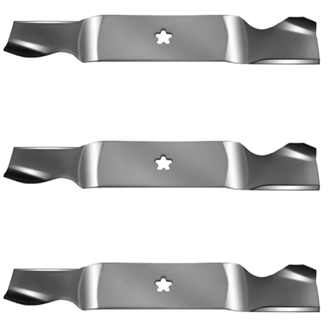 set of 3 Mower blades to fit Craftsman Fits Husqvarna Poulan Pro 54" AYP