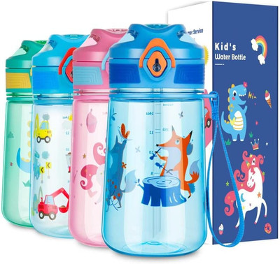 Portatile Viaggio Cartoon Borraccia Carino Antler Acqua Coppa PAGLIA BICCHIERI Boccali 