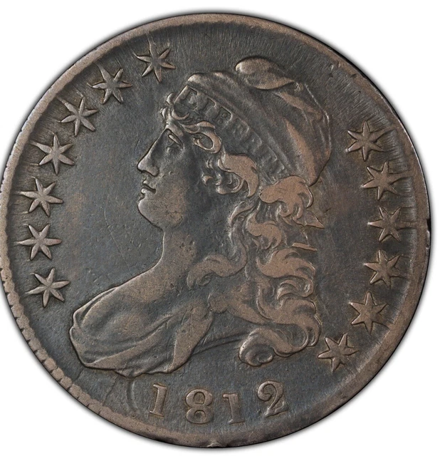 1812 Capped Bust Half Dollar PCGS VF25 WOW!!! 1812 Capped Bust Half Dollar PCGS VF25 WOW!!!