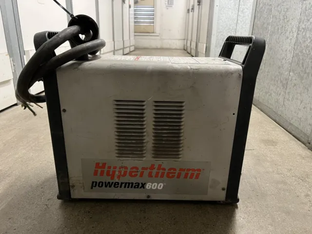 Hypertherm Powermax 600 Plasma Cutter WORKS but Need to Replace the Torch AC Cor 3