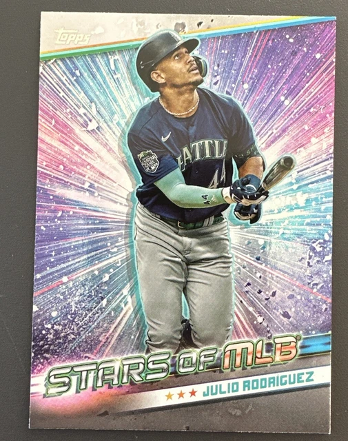 2024 JULIO RODRIGUEZ Topps Series 1 Stars of MLB Seattle Mariners SMLB16 EUR 0,46 PicClick FR