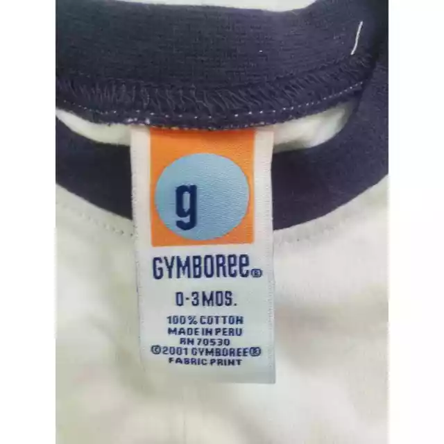 Vtg Nwt New Vintage Gymboree Boys Nautical Adventures Shirt 0-3 Months baby boy 2