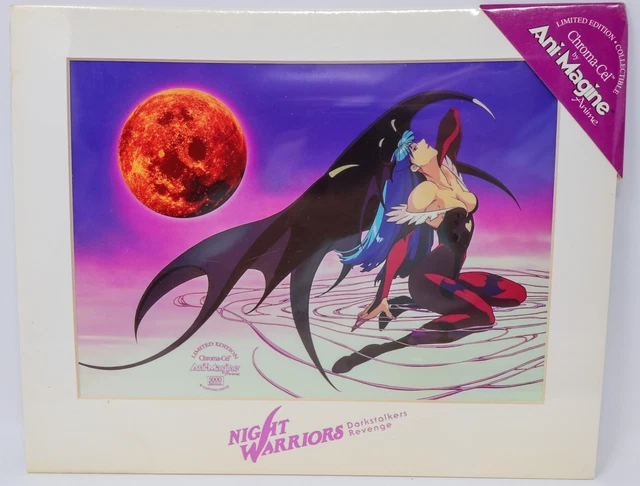 1998 AniMagine Chroma-Cel LE 5000 ~ Night Warriors Darkstalkers Revenge ~ Sealed