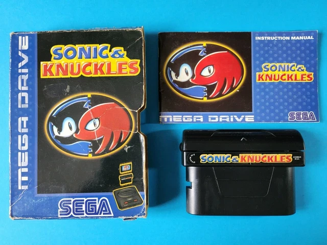 Logiciel de jeu Sonic & Knuckles Sega Mega Drive version japonaise édition limit