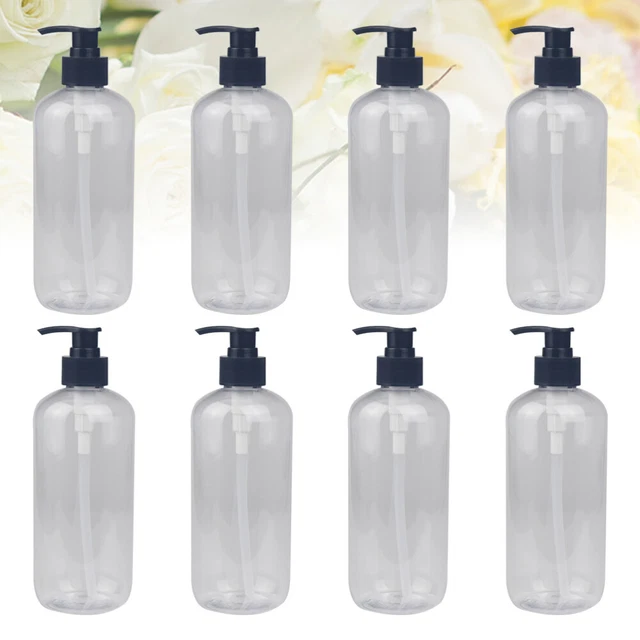 8 piezas Dispensador Botellas Vacías Botellas Bomba de Mano Botellas Ducha Contenedores