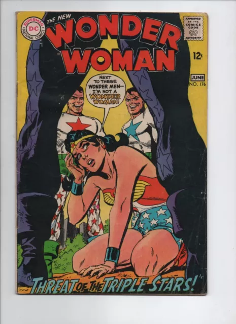 Wonder Woman No.176 Vg+ 1968 Dc Comics   *Silver Age*  Solid / Combined Shipping