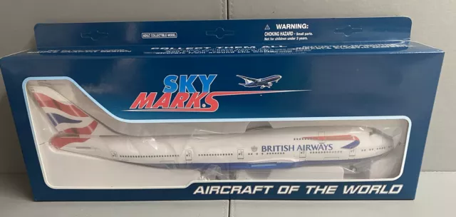 British Airways Boeing 747-400 G-CIVX Skymarks Model With Gear 1:200 BNIB