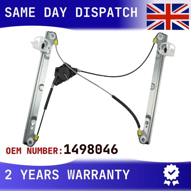 DRIVERS FRONT WINDOW Regulator 1498046 For Ford Fiesta Mk5 0308 £23.99