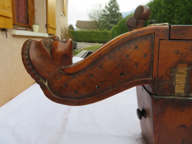 Vielle à roue très ancienne , old Hurdy gurdy , à restaurer. 22