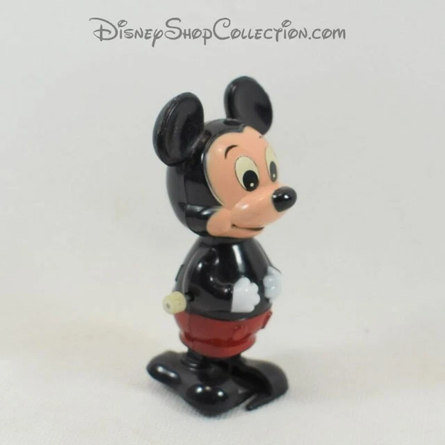Figurine Mickey Mouse Vintage (Stenval ?) - Occasion, En Plastique - Pour Collection Disney