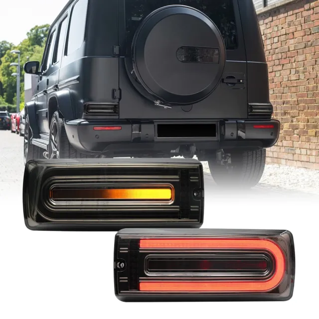 Sequential LED Tail Light For 02-18 Mercedes Benz W463 G-Class G500 G550 G63 AMG