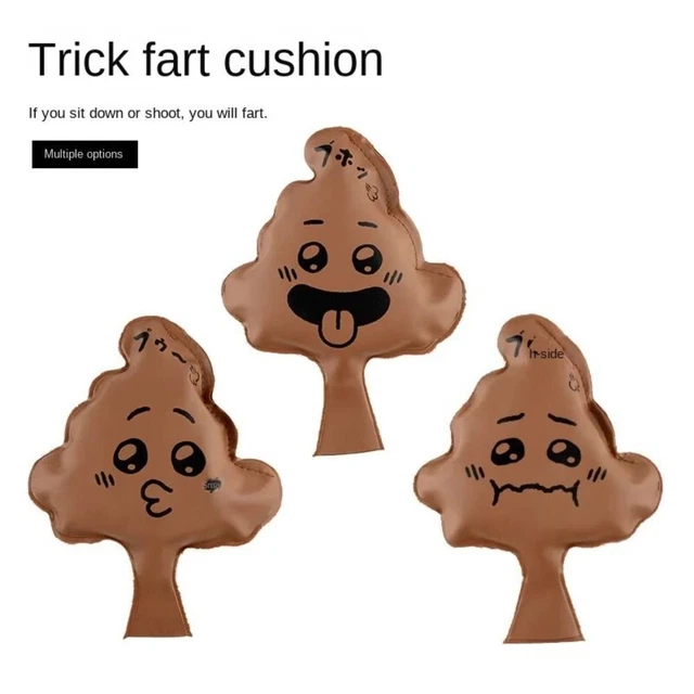 Coussin Péteur En Forme De Caca – Farce Autogonflante, Anti-stress, Sans Mauvaise Odeur – 2 Pièces Jaunes – Cadeau Rigolo Pour Adultes
