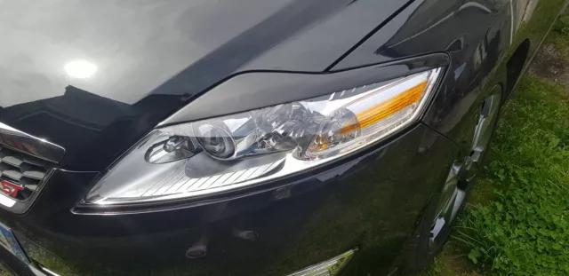 Headlight Lids Brows Eyebrows Eyelids Peugeot 407 4 door (SALOON)