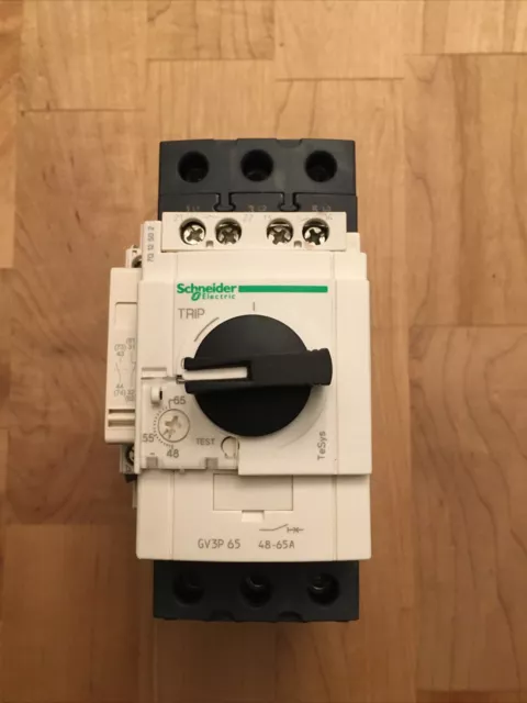 Schneider Electric GV3P65 Motor Circuit Breaker 48-65 Amp OEM Made in France