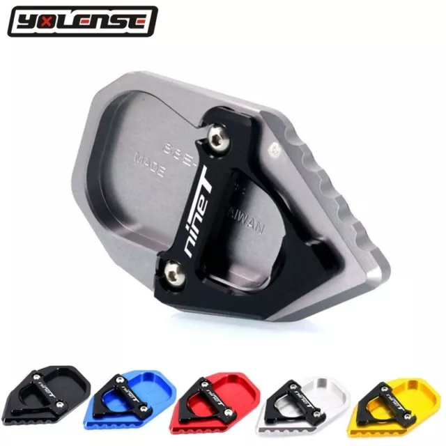 Titanium Side Stand Kickstand Enlarger Plate Extension For BMW R Nine T 2017-22