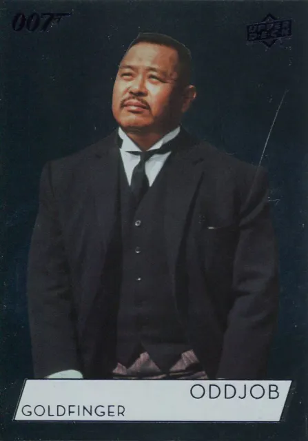James Bond Collection Parallel Foil Base Card #1 Harold Sakata as Oddjob