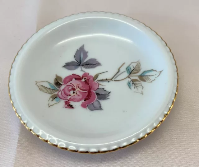 3 kl. Konfektschälchen Rosen-Motiv Friedrich Eger & Co MARTINRODA Golddekor