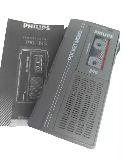 Philips Pocket Memo 390 MiniCassette Voice Recorder Dictaphone Dictation LFH0390 2