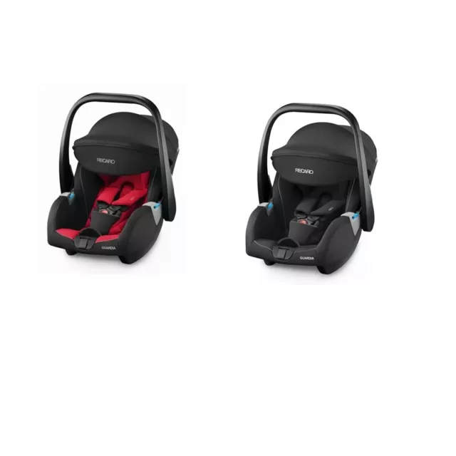 Recaro guardia baby seat infant car seat black red