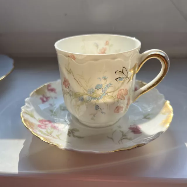 Haviland Limoges Demitasse Cup and Saucer, Sch - international