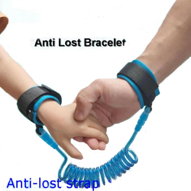 Bracciale anti smarrimento da bambino con cavo 1,5 mt allungabile regolabile