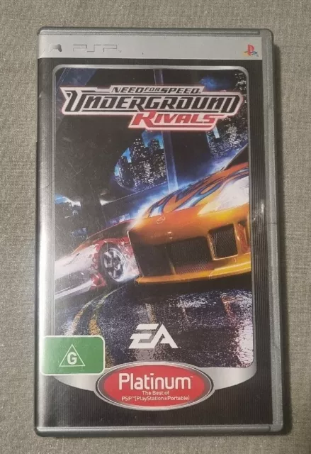 NEED FOR SPEED: Underground Rivals NFS Sony PlayStation PSP Portable Video  Game $19.95 - PicClick AU