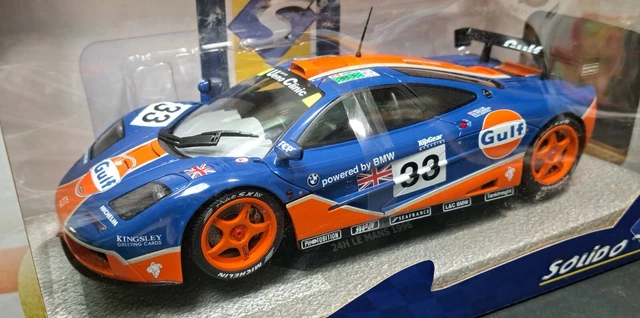 VOITURE MINIATURE SOLIDO GULF FORD GR 8 LE MANS N°11 incomplète 1/43