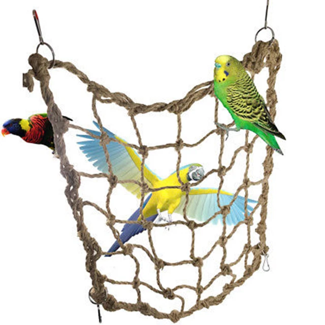 Image result for PET BIRD SWING Parrot Parakeet Budgie Cockatiel Cage Hammock Hanging ...