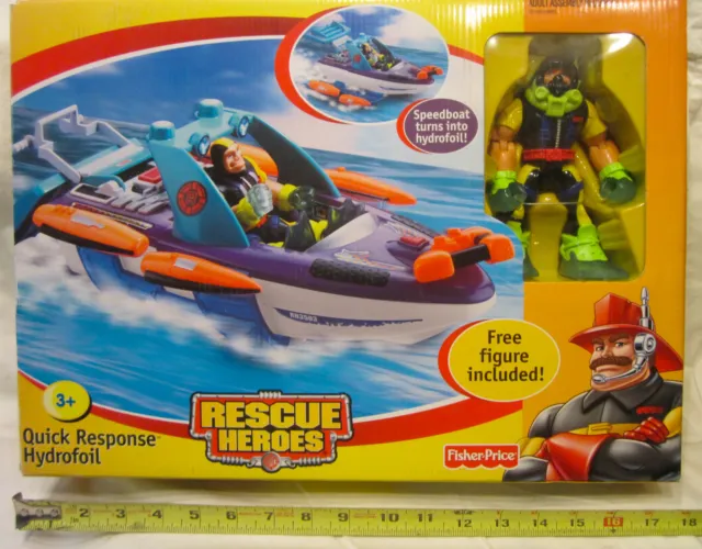 Rescue Heroes - Quick Response Speedboat Turns Into Hydrofoil with Gil Gripper