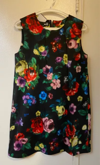 Love Moschino Floral Pixel Dress Sz 6