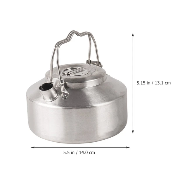 HOT WATER BOILER Wearresistant Stovetop Kettle Outdoor Stainless Steel