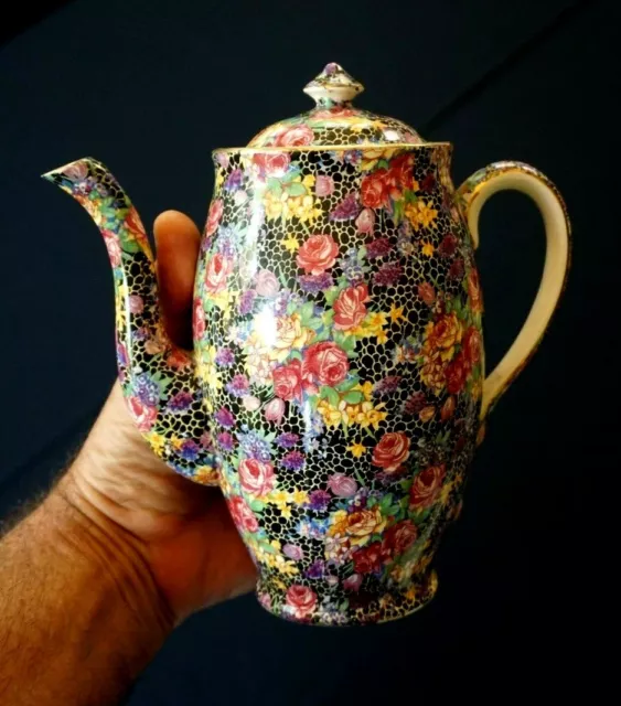 A Beautiful Royal Winton Grimwades Chintz Hazel Coffee Pot