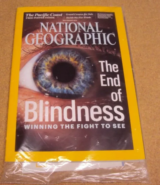 National Geographic Revista Septiembre 2016 End Of Blindness Ojo Nuevo Con /