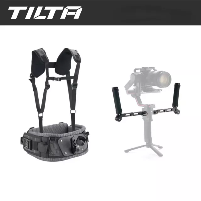 TILTA GSS-T04-DHB2 Dual Handle Gimbal Support System Float for DJI RS2 RS3 Pro