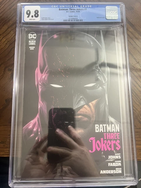 Batman Three Jokers #1 CGC 9.8 Jason Fabok Variant Cover 1st print