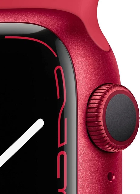 Apple Watch Series 7 41mm RED GPS WiFi Aluminium Gehäuse HervorragendRefurbished 2