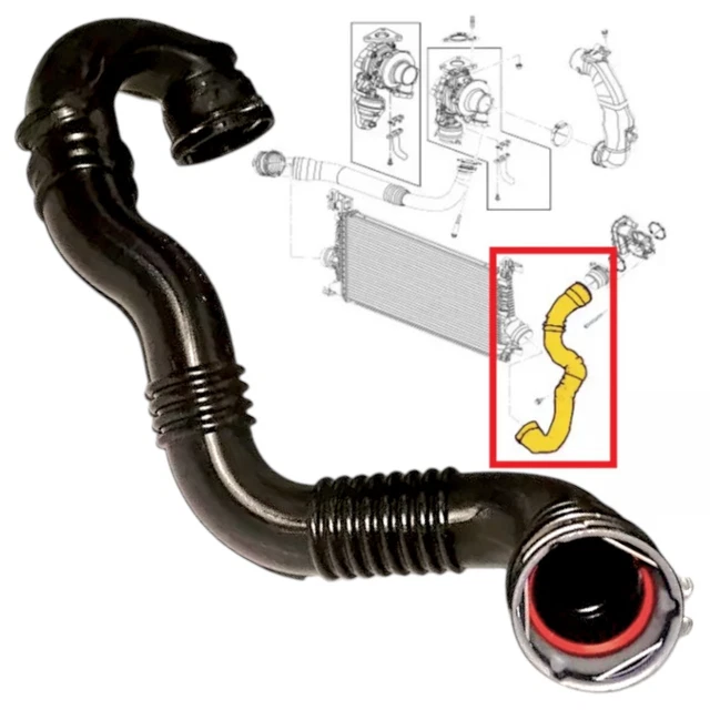Tuyau D'Admission D'Air Pour Opel Astra J Sports Tourer 1.7 CDTI - Réf. OEM 13265280 - En Caoutchouc/Silicone - KLFDT