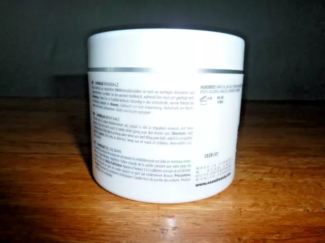 Sal de baño M.Asam vainilla 600 g ¡NUEVA! 3