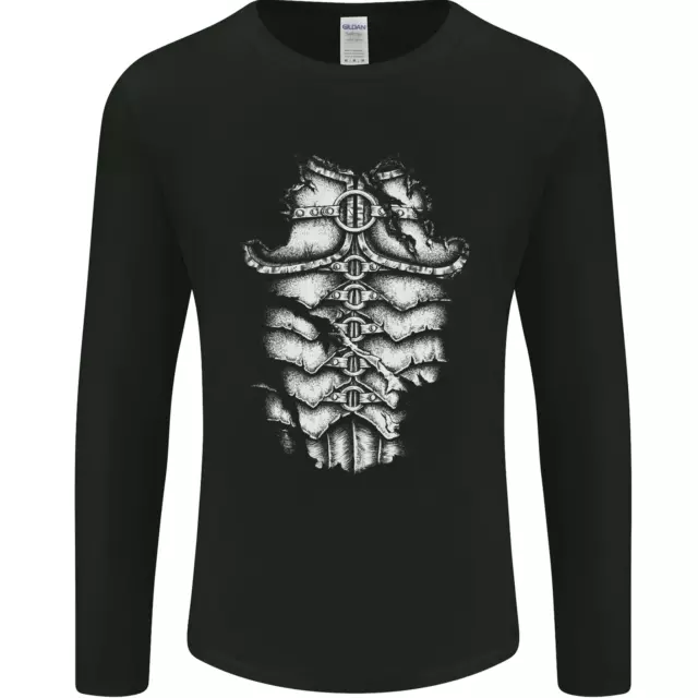 Roman Armour Fancy Dress Warrior Gym MMA Mens Long Sleeve T-Shirt