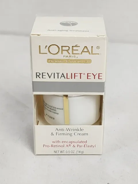 L'Oreal Paris Revitalift Eye Anti Wrinkle & Firming Cream - 0.5 oz, New in Box