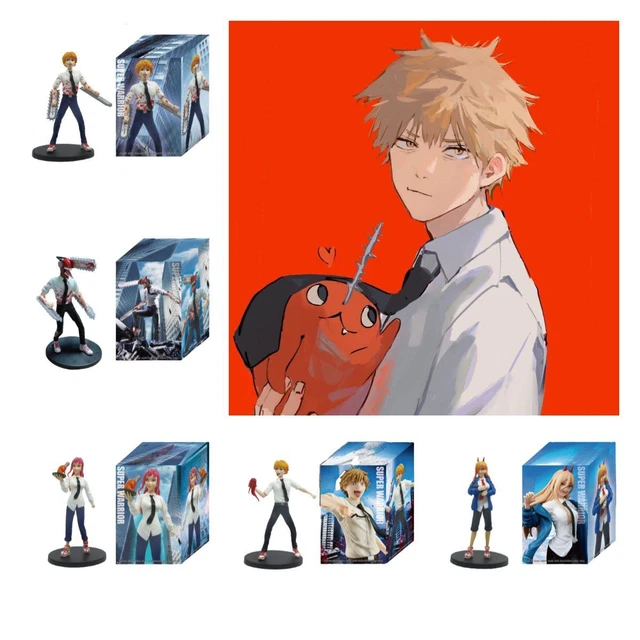 18CM ANIME CHAINSAW Man Power Action Figure Pochita Figure Scene