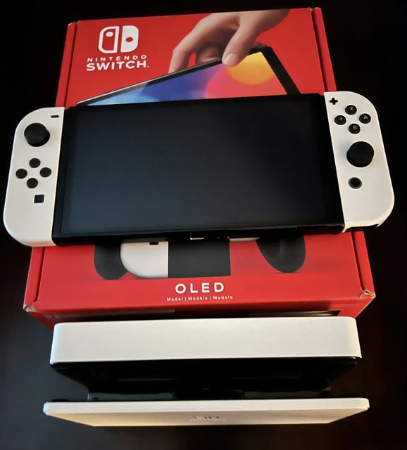 NINTENDO SWITCH OLED Model HEG001 Handheld Console 64GB White 265