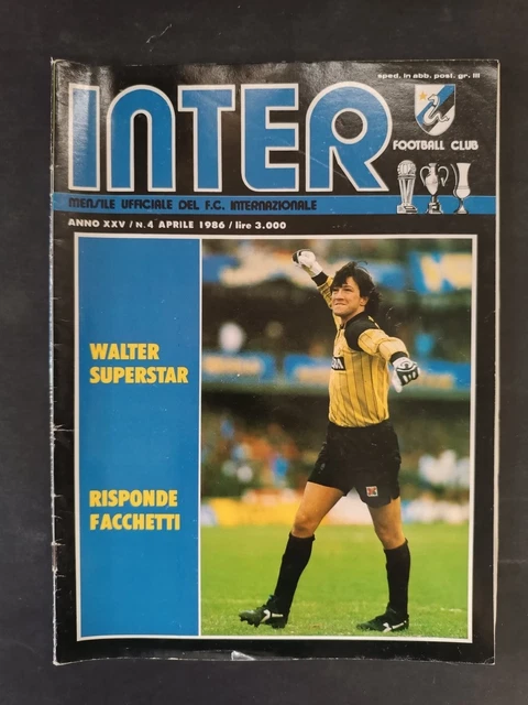 Rivista Inter Football Club 1985, N°3, Année XXIV, Avec Rumenigge, Brady, Altobelli