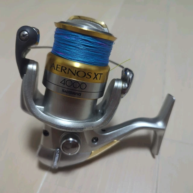 SHIMANO AERNOS XT 4000 Spinning Reel, Used, Wear & Scratch